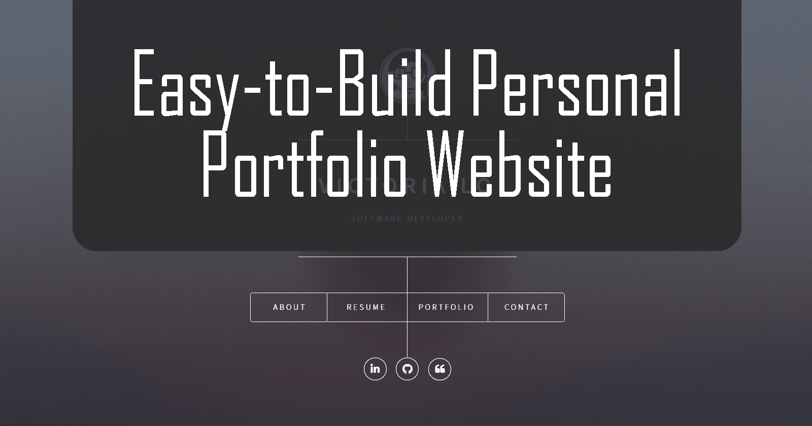 How to Build your Personal Portfolio Website