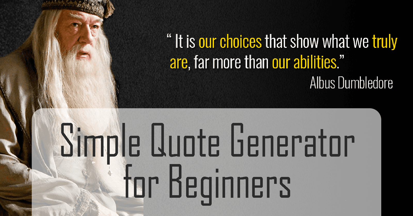 Make a Simple Quote Generator in JavaScript!