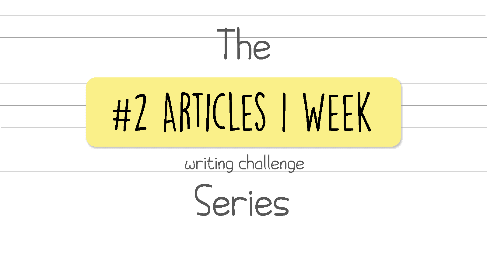 #2Articles1Week Challenge