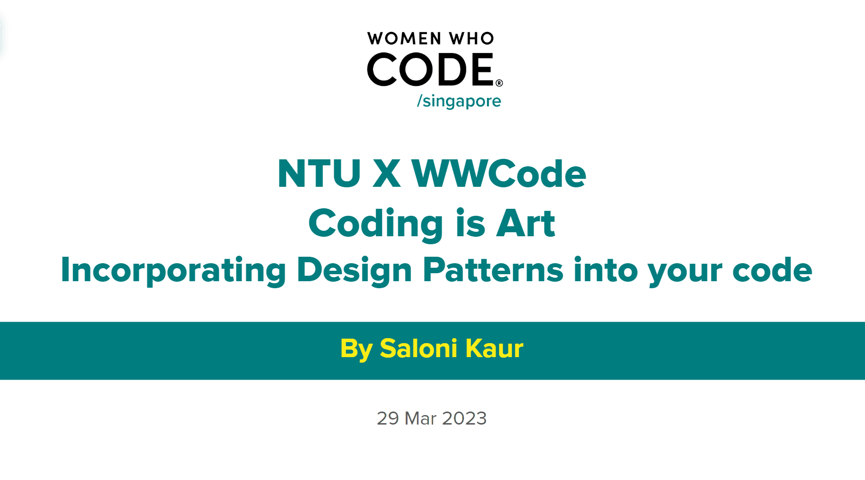 Coding is Art: Incorporating Design Patterns Into Your Code