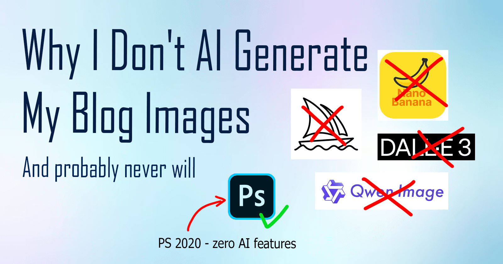 Why I Don't AI Generate My Blog Images