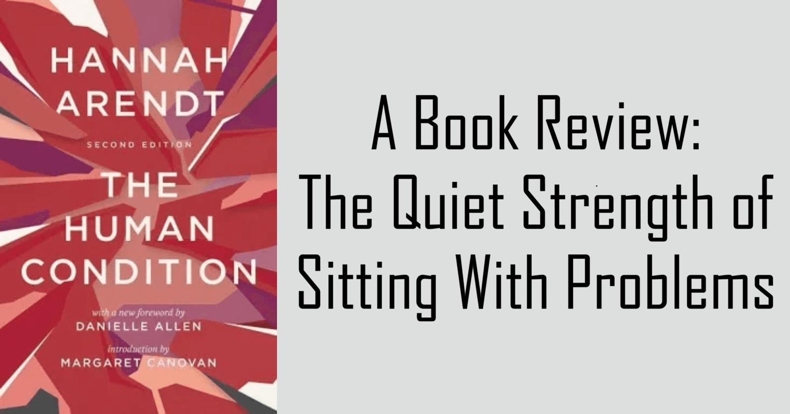 The Quiet Strength of Sitting With Problems